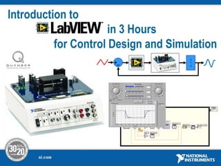 +_
Introduction to
in 3 Hours
for Control Design and Simulation
 