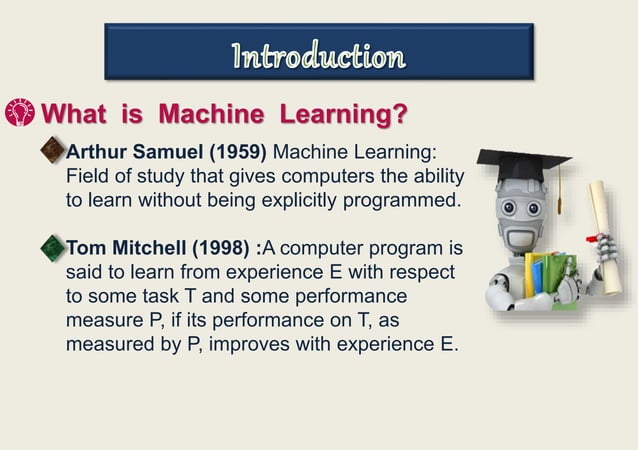 Intro to machine learning(with animations) | PPTX | Computing ...