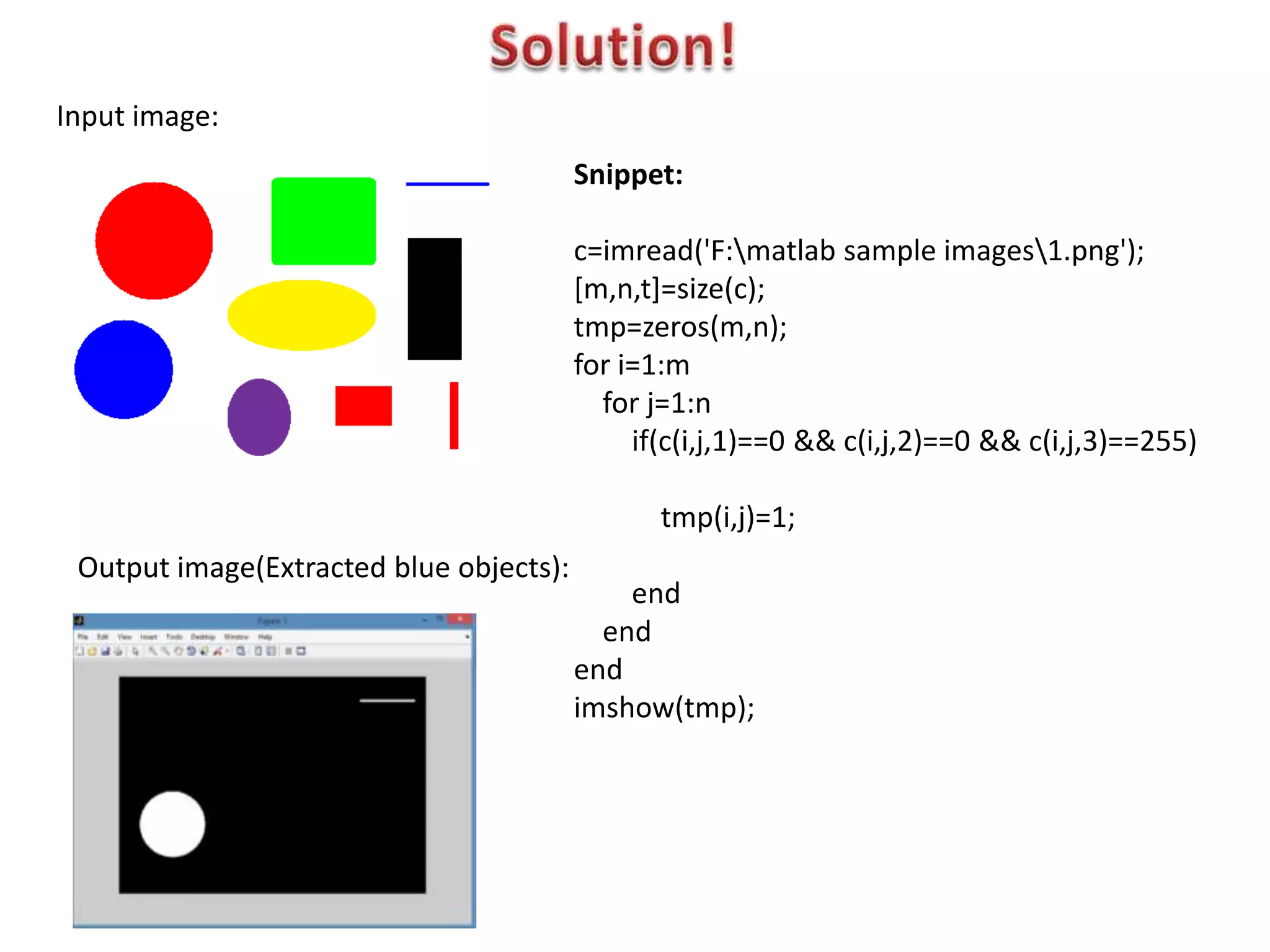 Introduction to Image Processing with MATLAB | PPTX