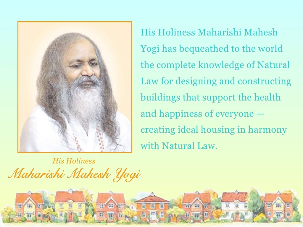 Intro To Maharishi Sthapatya Veda