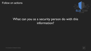 Introduction to Malware Analysis | PPT