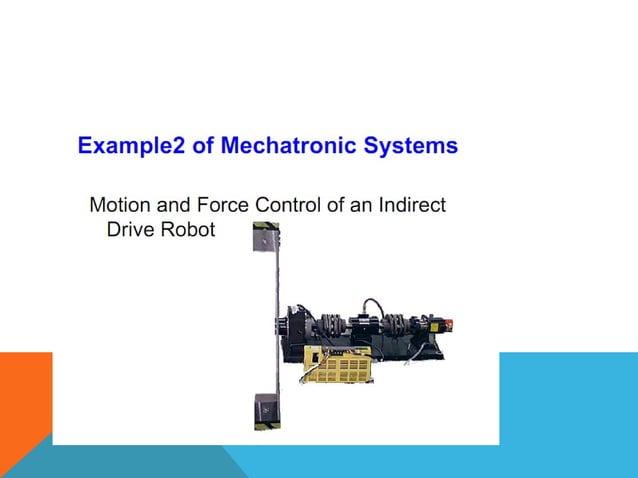 Intro to mechatronics | PPT