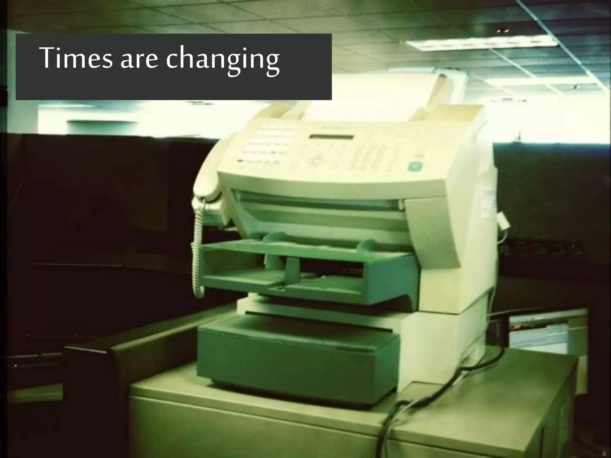 UED BRAND & MARKETING 4
Times are changing
4
 