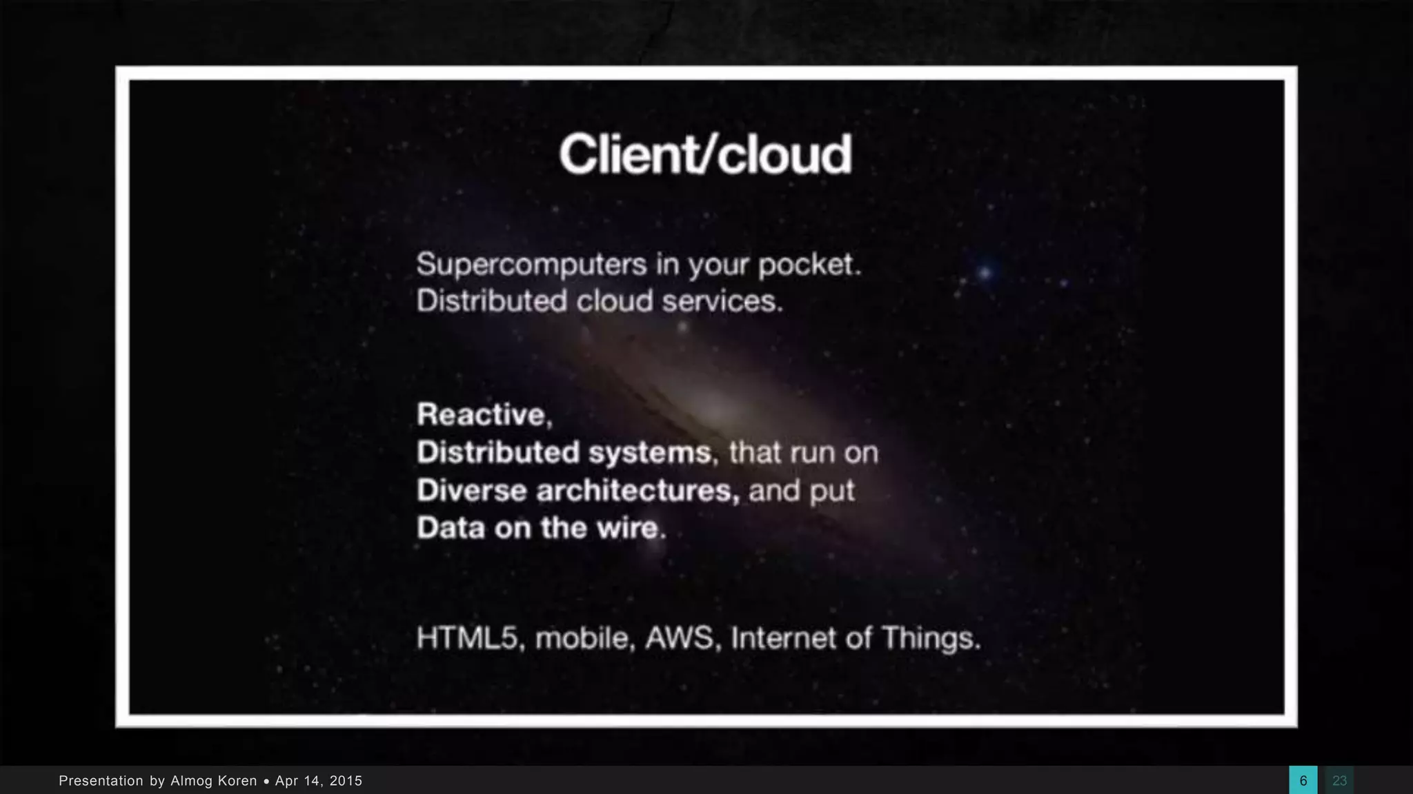 236Presentation by Almog Koren  Apr 14, 2015
 