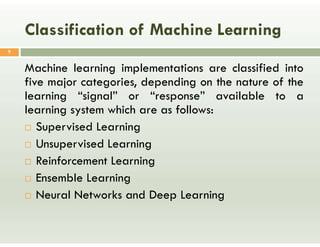 Comprehensive Overview of Machine Learning Concepts and Applications | PDF
