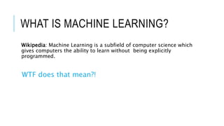 What is Machine Learning? Explained with example. – Sagar Goyal