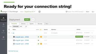 Ready for your connection string!
 
