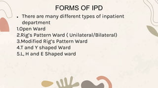 Ipd Pattern intro to Medical Surgical Nursing for Bsc Nursing | PPTX