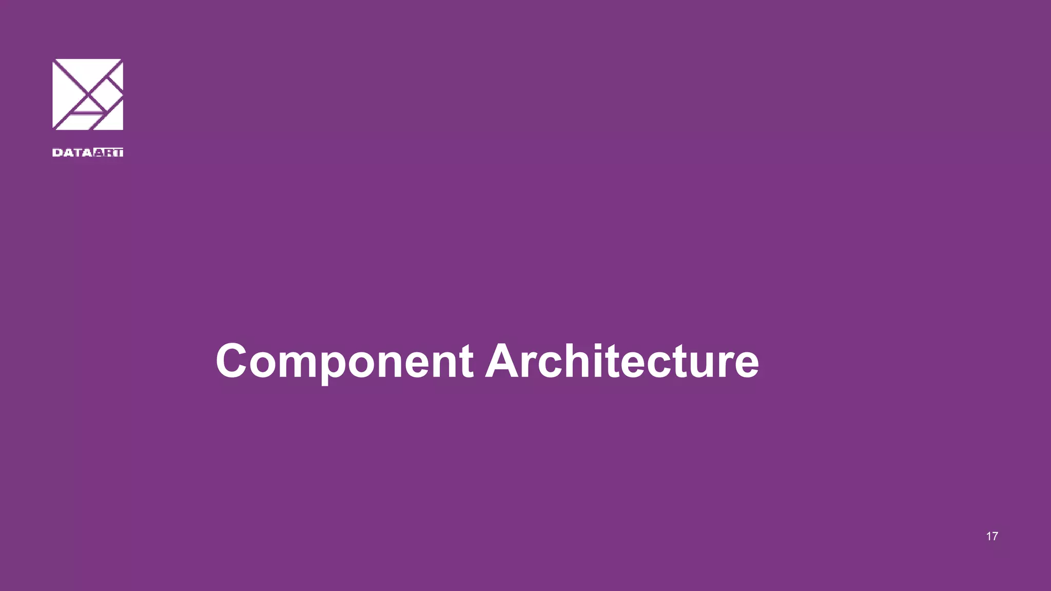 Component Architecture 17 