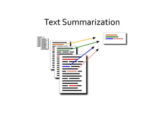 Text	
  Summarization	
  
 
