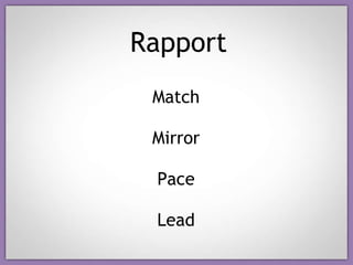Rapport Match Mirror Pace Lead 