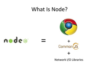 Intro to Node | PPTX