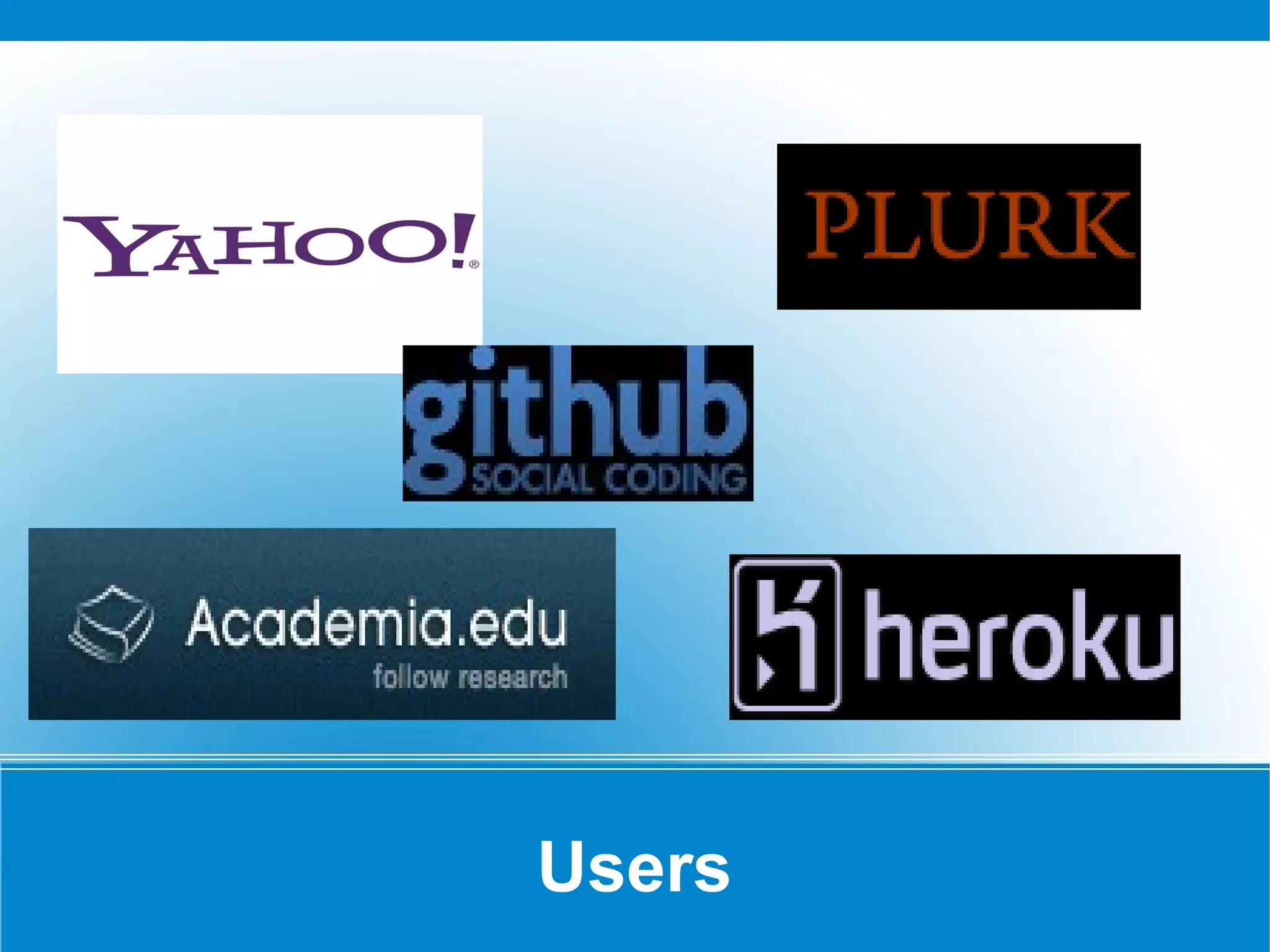 Users
 
