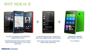 Nokia Apps Example Intro to Nokia X software platform and tools | PDF
