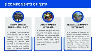 INTRO TO NSTP ANDISNDIANSPFNOASFNOASFASF | PPT | Free download