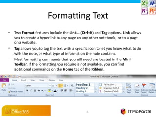 Introduction to OneNote 2010 | PPT