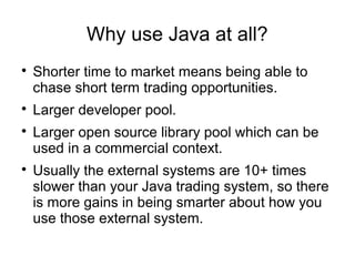 Introduction to OpenHFT for Melbourne Java Users Group | PPT
