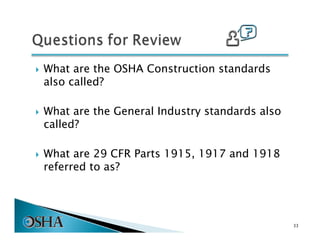 Introduction to OSHA | PPT