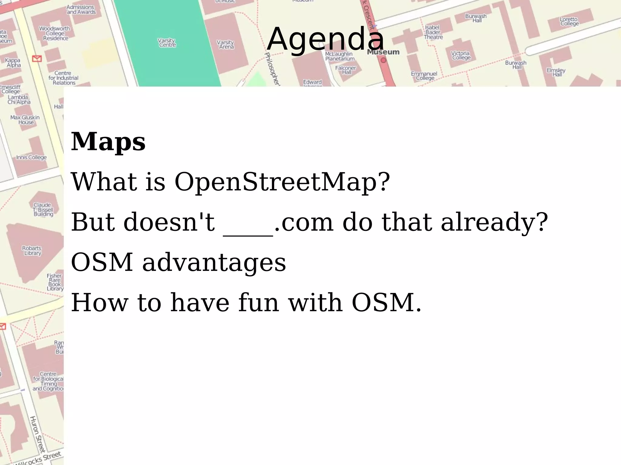 Agenda Maps 