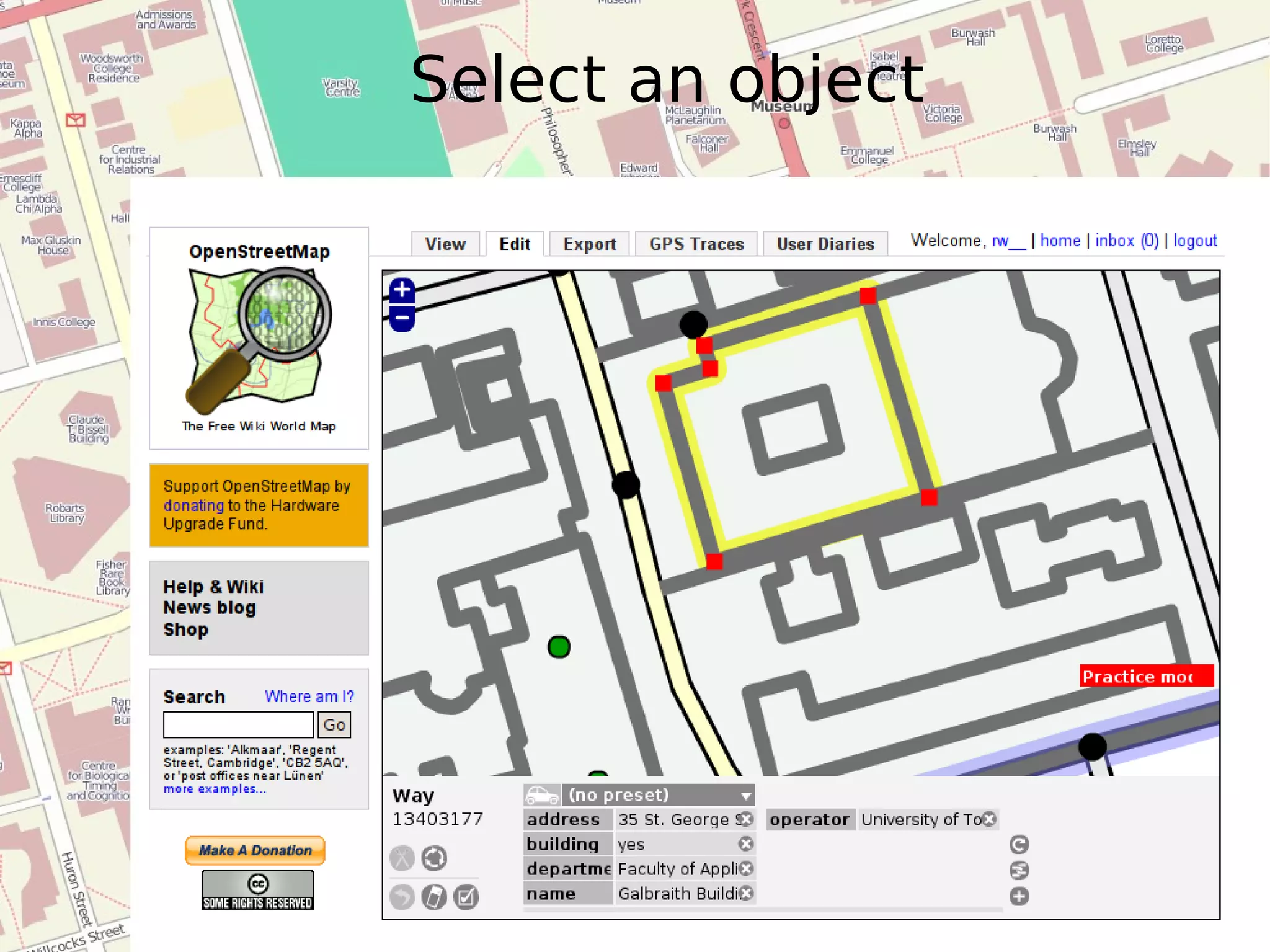 Earl St - Toronto Screen shot: 25 Sept 2008 Still wrong on 10 Feb 2009 