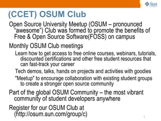 Our OSUM Club & the OSUM Community 