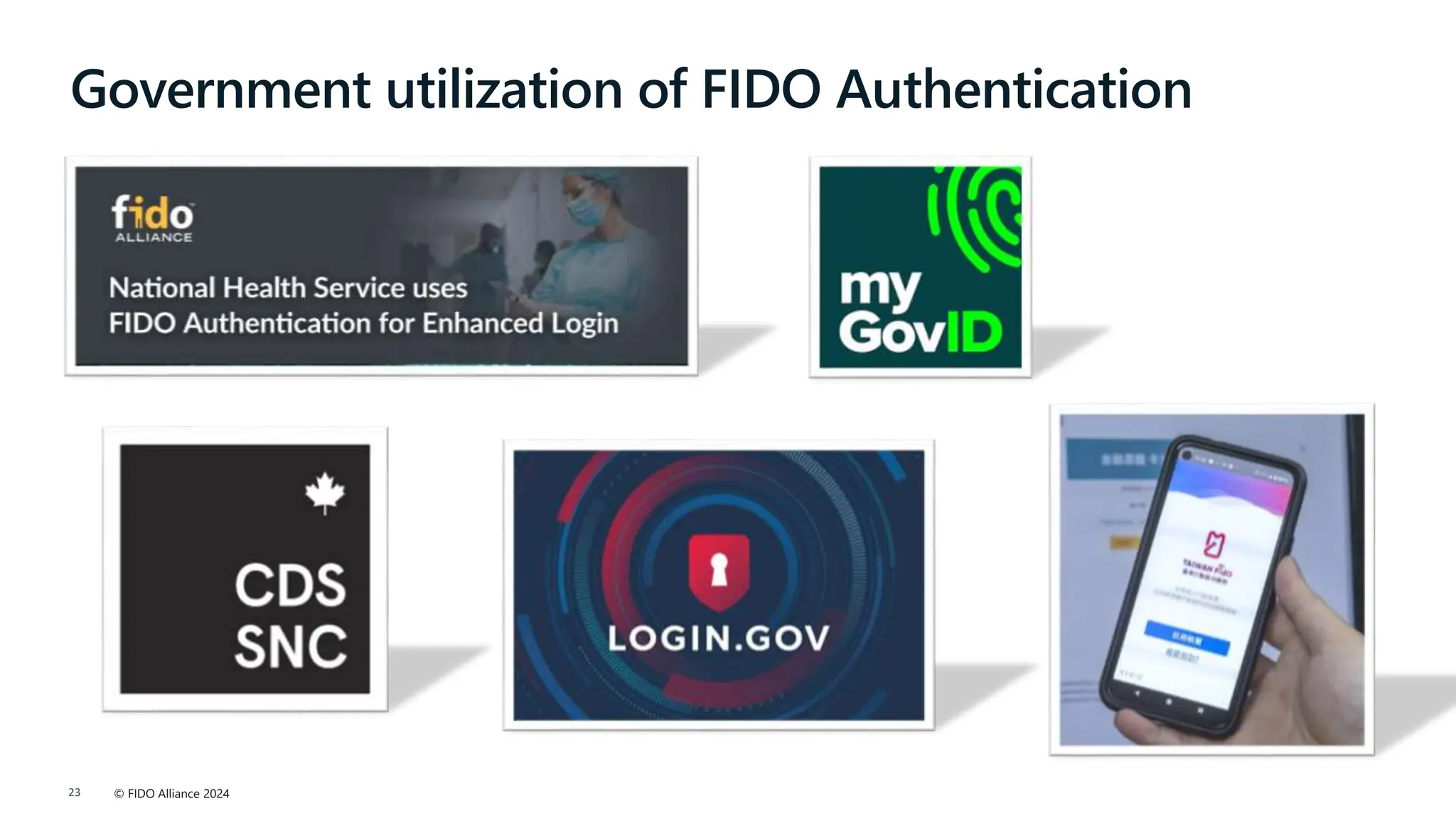 © FIDO Alliance 2024
23
Government utilization of FIDO Authentication
 