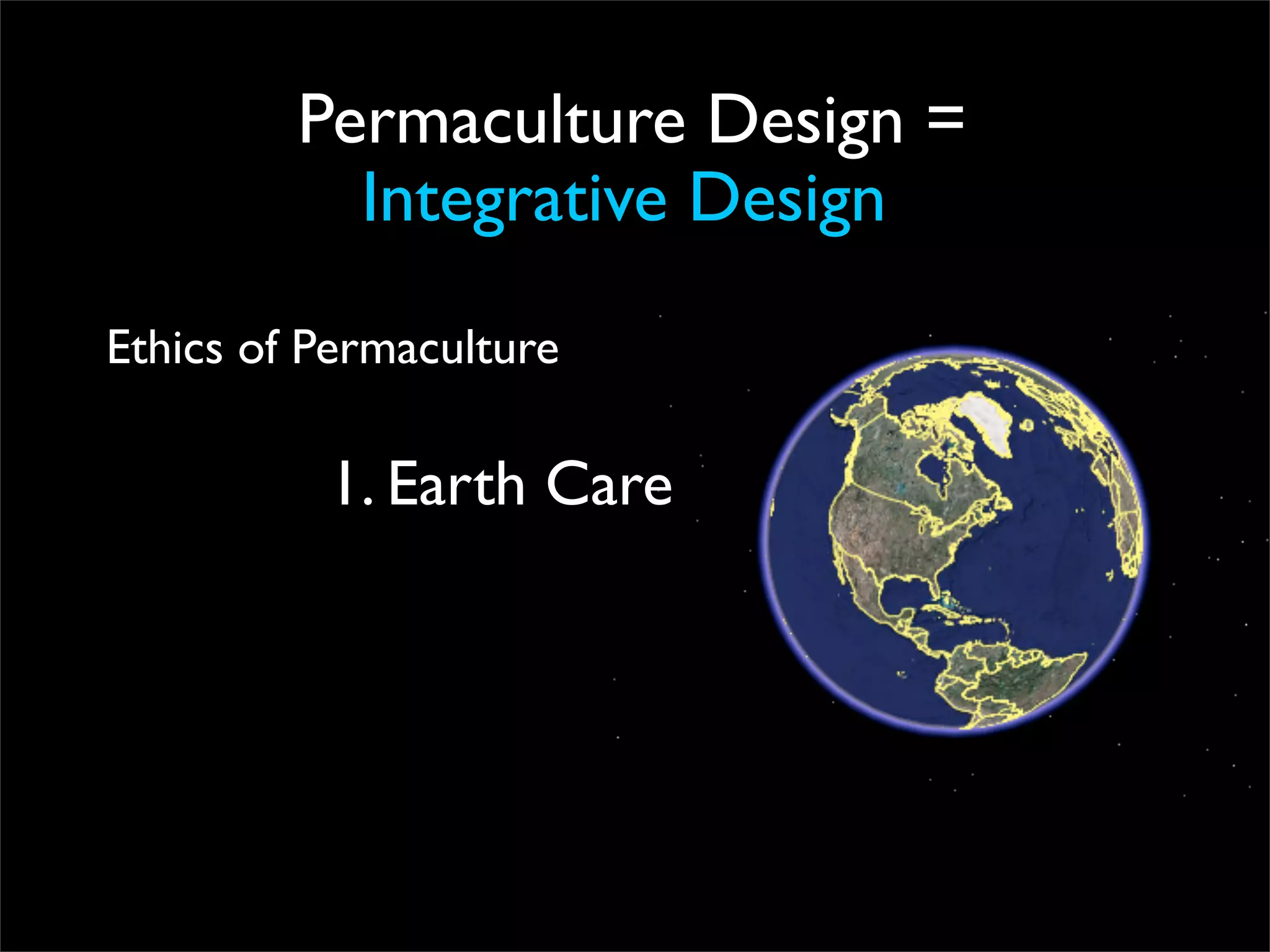 Permaculture: Regenerative Design for Radical Transition