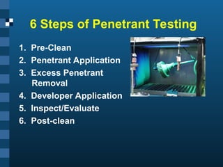 Penetrant Developer Example Intro_to_Penetrant use for Liquid Penetrant Testing | PPT