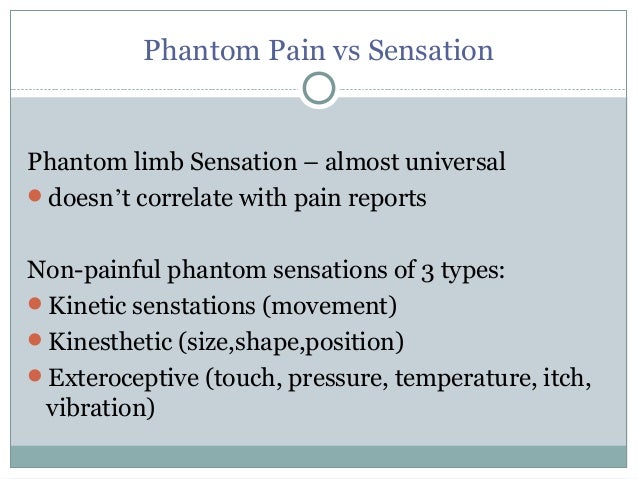 Phantom Rib Pain Phantom Limb Symptoms: Phantom Limb – FDUIDS