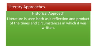 Introduction to Literature | PPTX