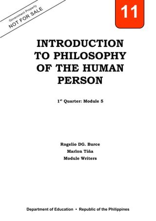 Philosophy Module 5 Intro to Philosophy Module 5 Intro to Philosophy Module 5 | PDF