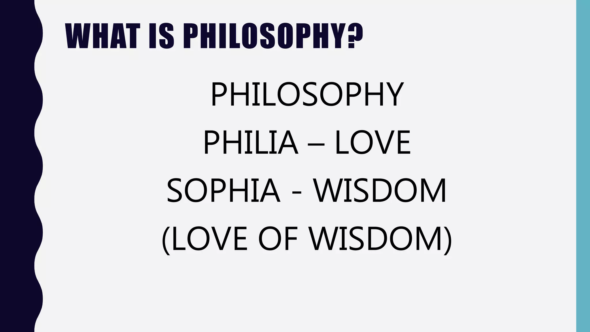 Intro to philosophy of the human | PPTX