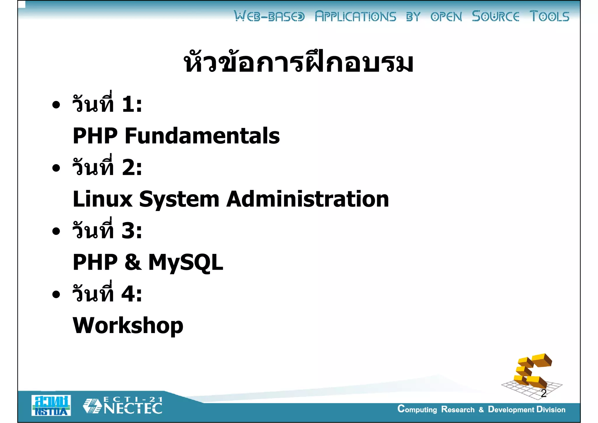 Introduction to PHP programming | PPT