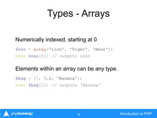 Intro to PHP | PPT