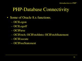Introduction to php | PDF