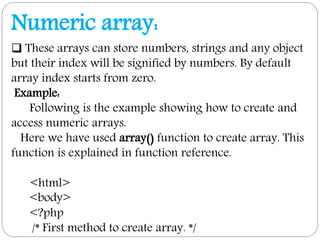 Intro to php | PPTX