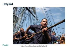 Halyard
https://en.wikipedia.org/wiki/Halyard
 