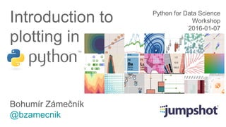 Bohumír Zámečník
@bzamecnik
Introduction to
plotting in
Python for Data Science
Workshop
2016-01-07
 