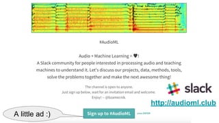 http://audioml.club
A little ad :)
 
