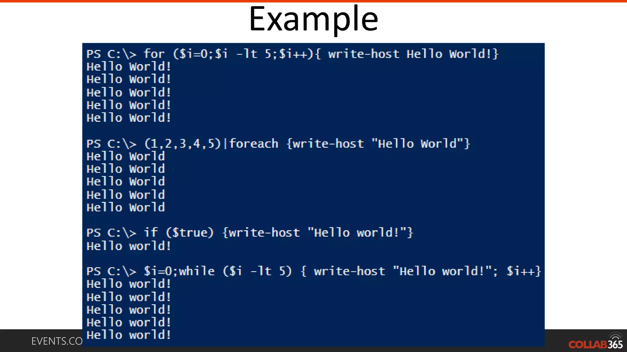 EVENTS.COLLAB365.COMMUNITY
Example
 