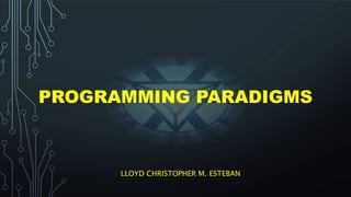 Programming Paradigms | PPT