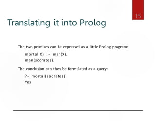 An introduction to Prolog language slide | PPTX