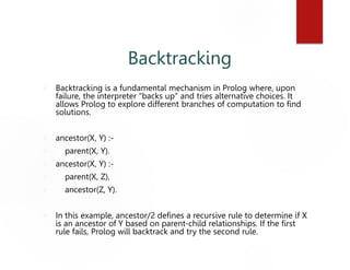 An introduction to Prolog language slide | PPTX