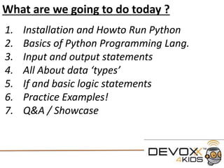 Introduction to Python - Training for Kids | ODP | Programming ...
