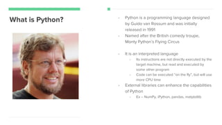 Introduction To Python | PPT