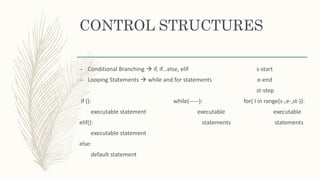 Introduction to python | PPT
