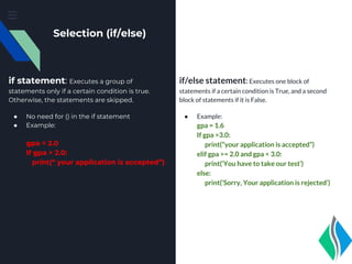 Introduction to python | PPT