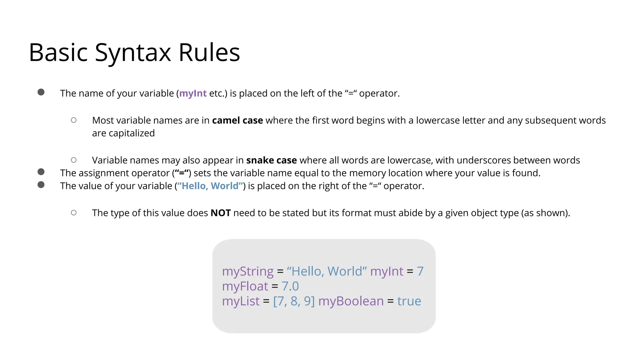 Intro to python programming (basics) in easy language | PPT