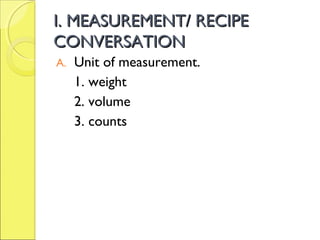 Intro to quantity food production and purchasing | PPT